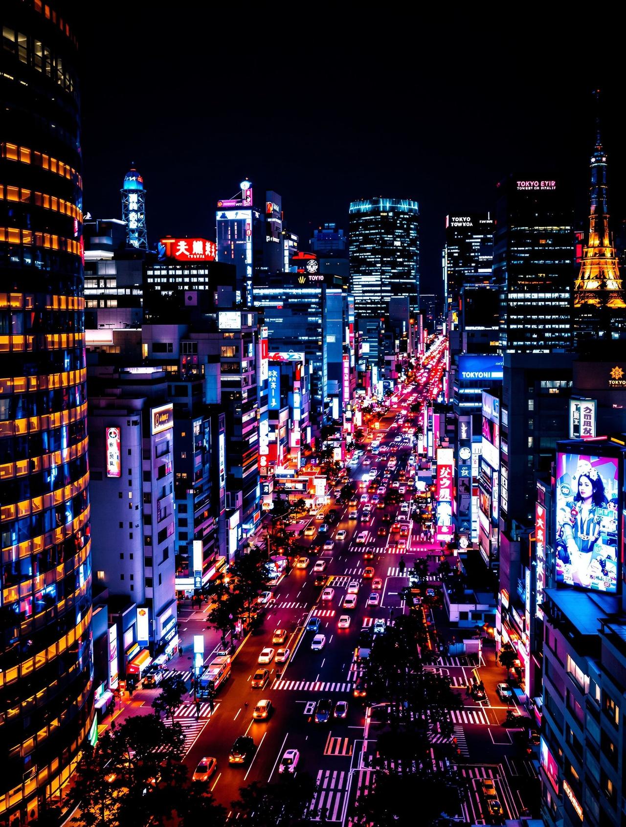 亚洲午夜视频-城市之光：东京夜景延时摄影